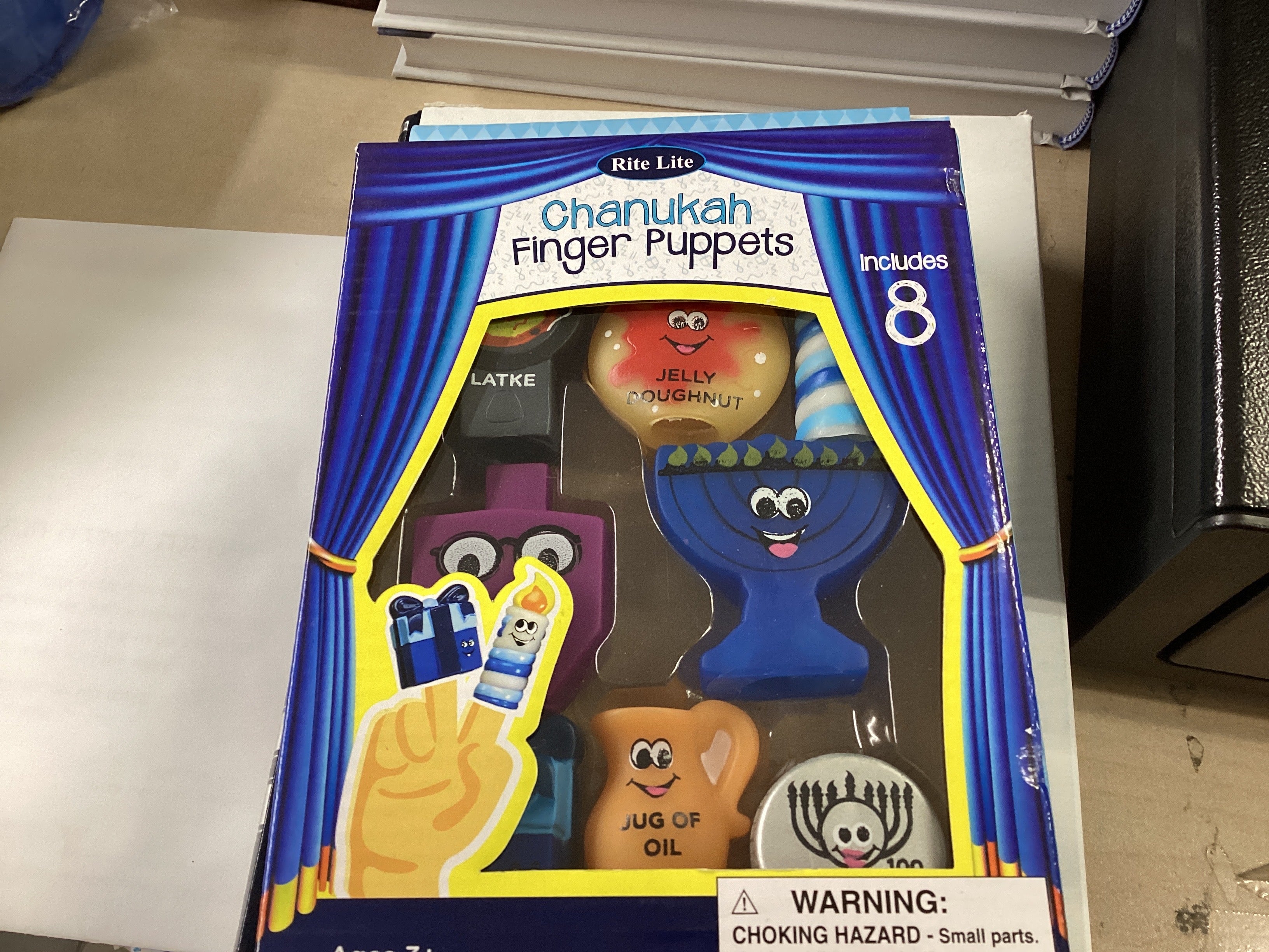 Chanukah finger puppets# TY-PUP-HAN-8