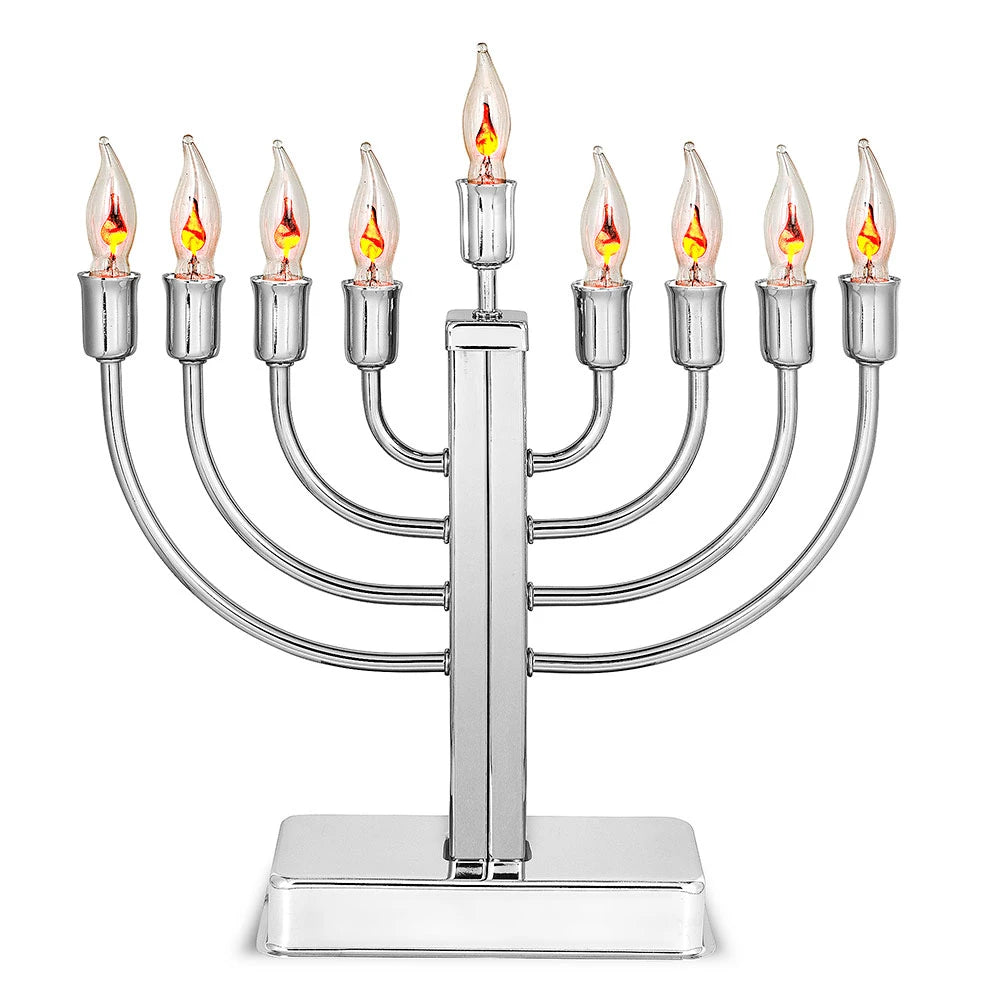 Traditional electric menorah
