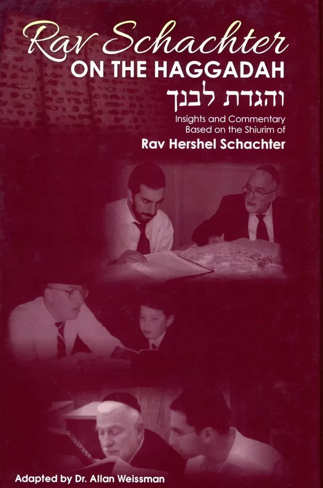 Rav Schechter on the haggadah