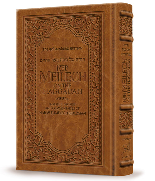 Reb meilich on the Haggadah antique leather