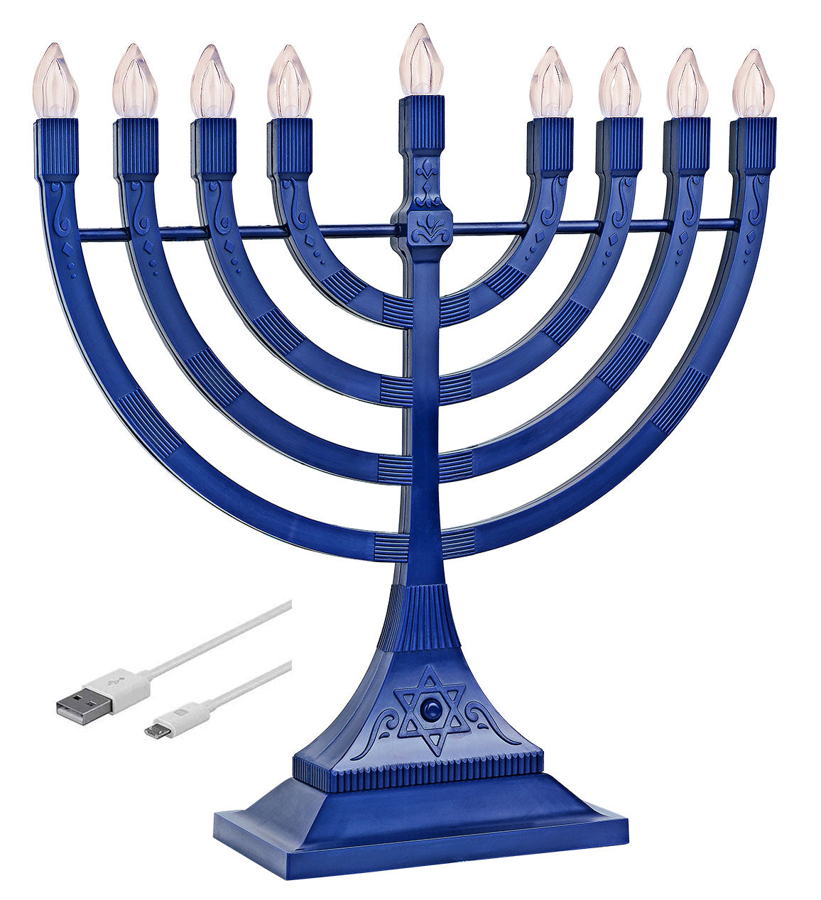 Zion led chanukah menorah