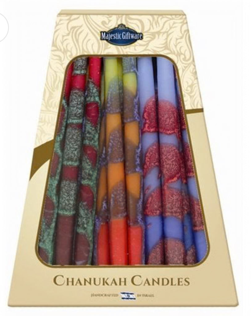 Safed Chanukah candles - CP20
