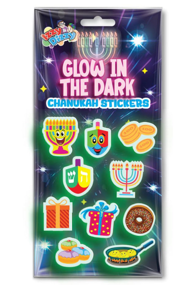 Glow in the dark Chanukah stickers #78173