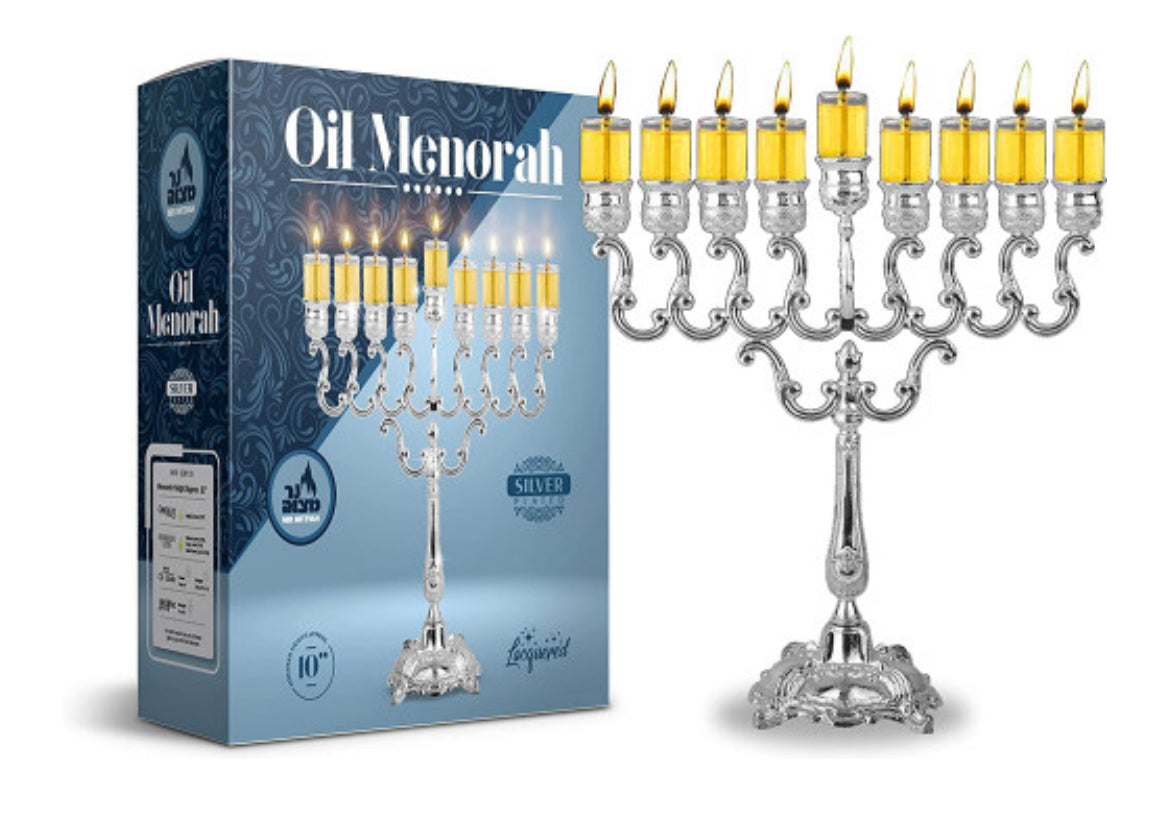 Oil menorah #30234 - 10”
