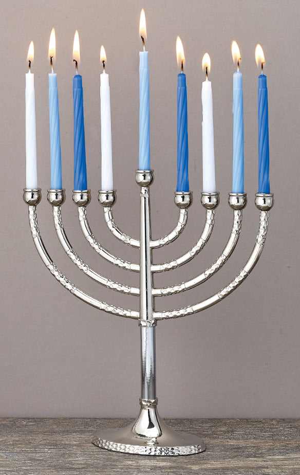 Classic hammered menorah-#MP-74