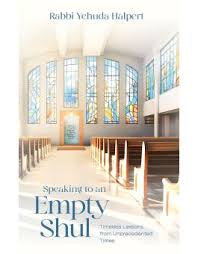 speaking to an empty shul