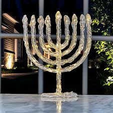 Twinkling menorah
