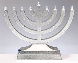 Silver go menorah