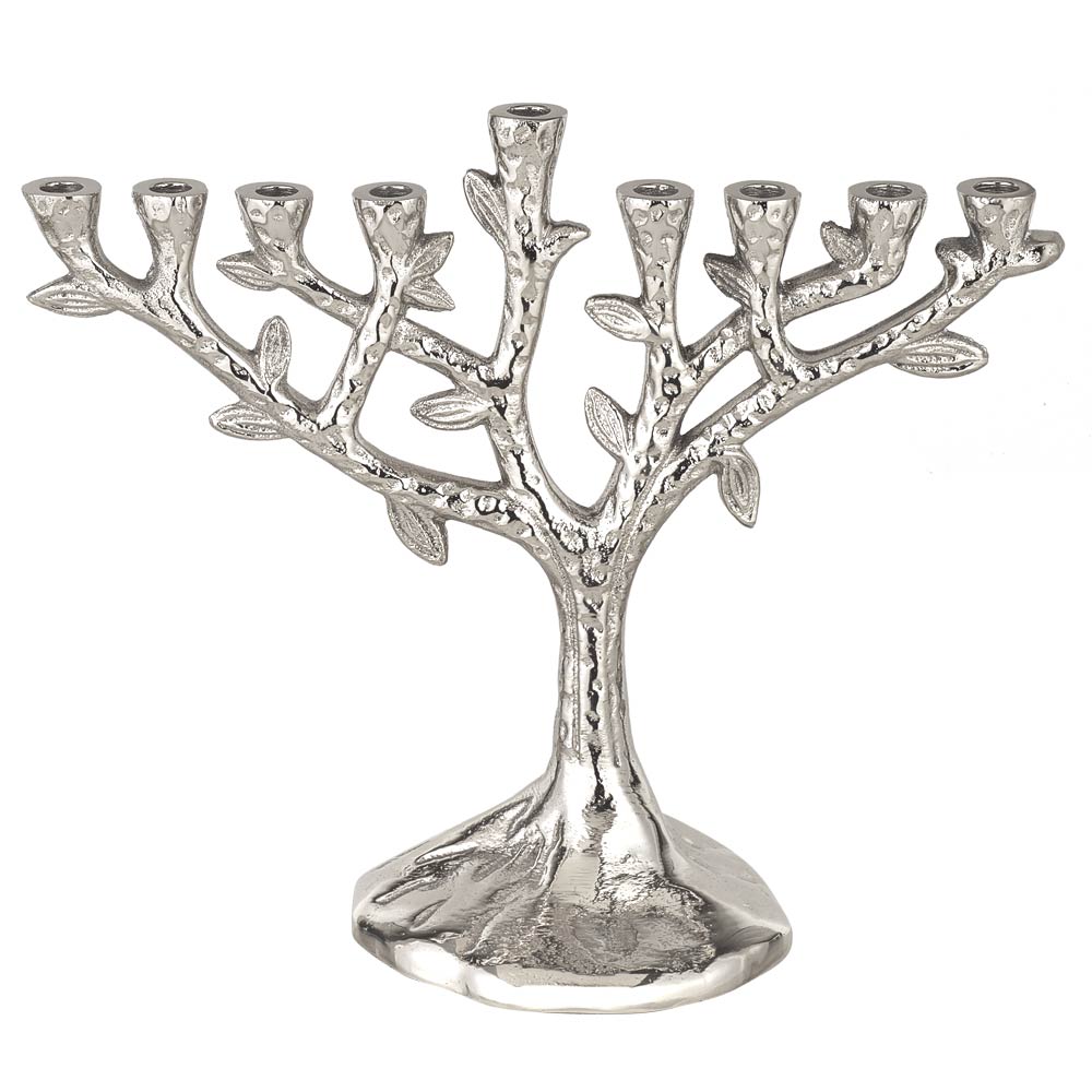 Tree of life Chanukah menorah
