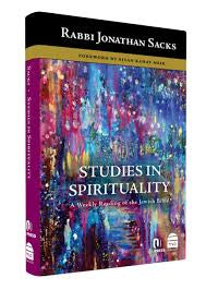 Studies in spirituality- Rabbi J Sacks