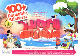 Winter reusable stickers