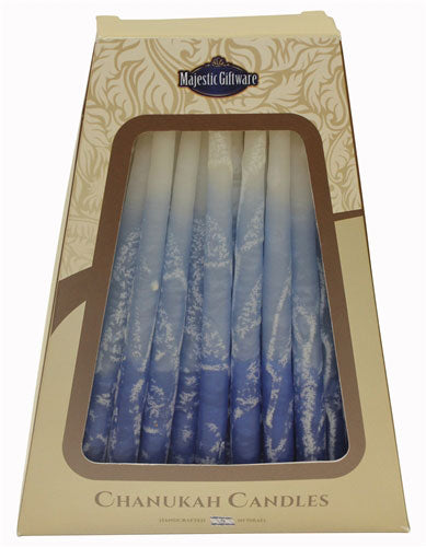 Safed  chanukah candles Cp-18