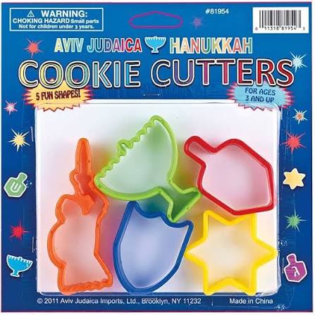 Chanukah cookie cutters