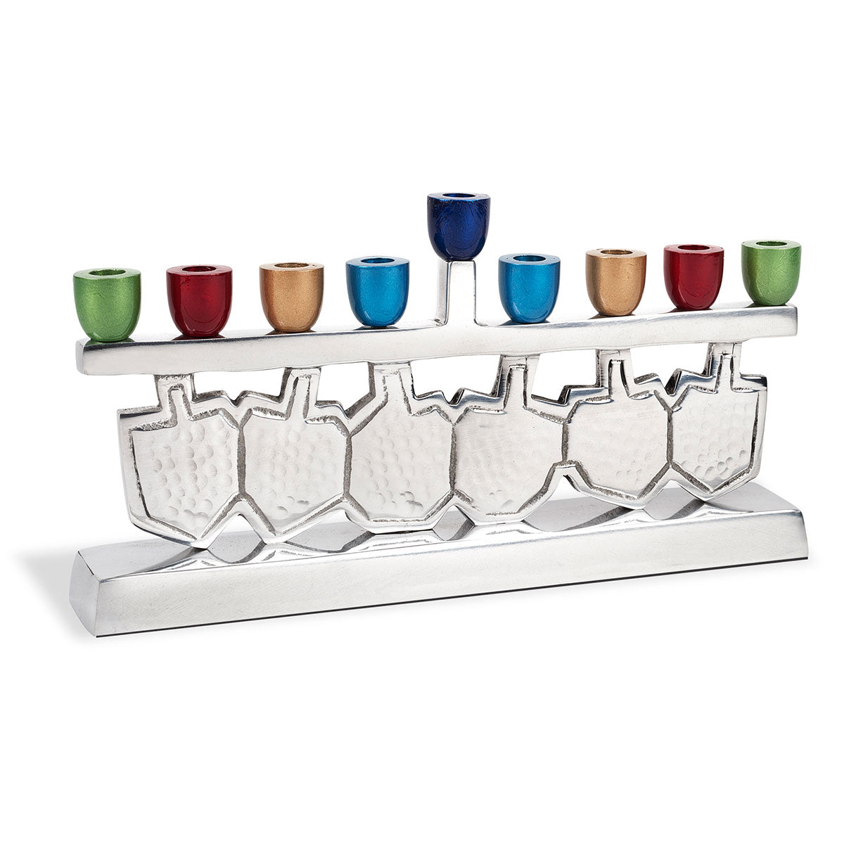 Dancing dreidel menorah m11169m