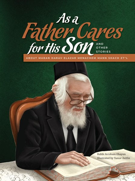 As a father cares for his son