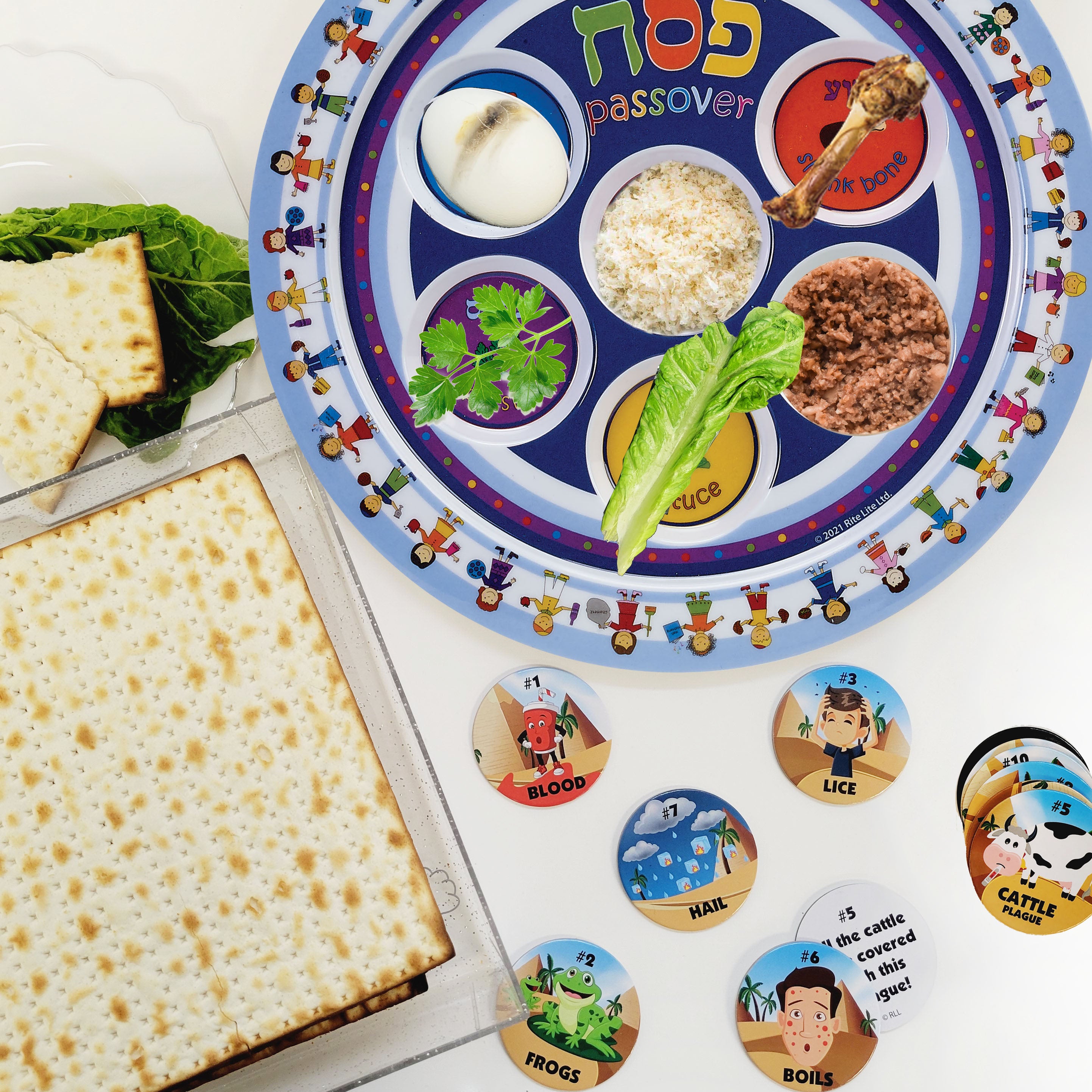 Children's Melamine Seder Plate