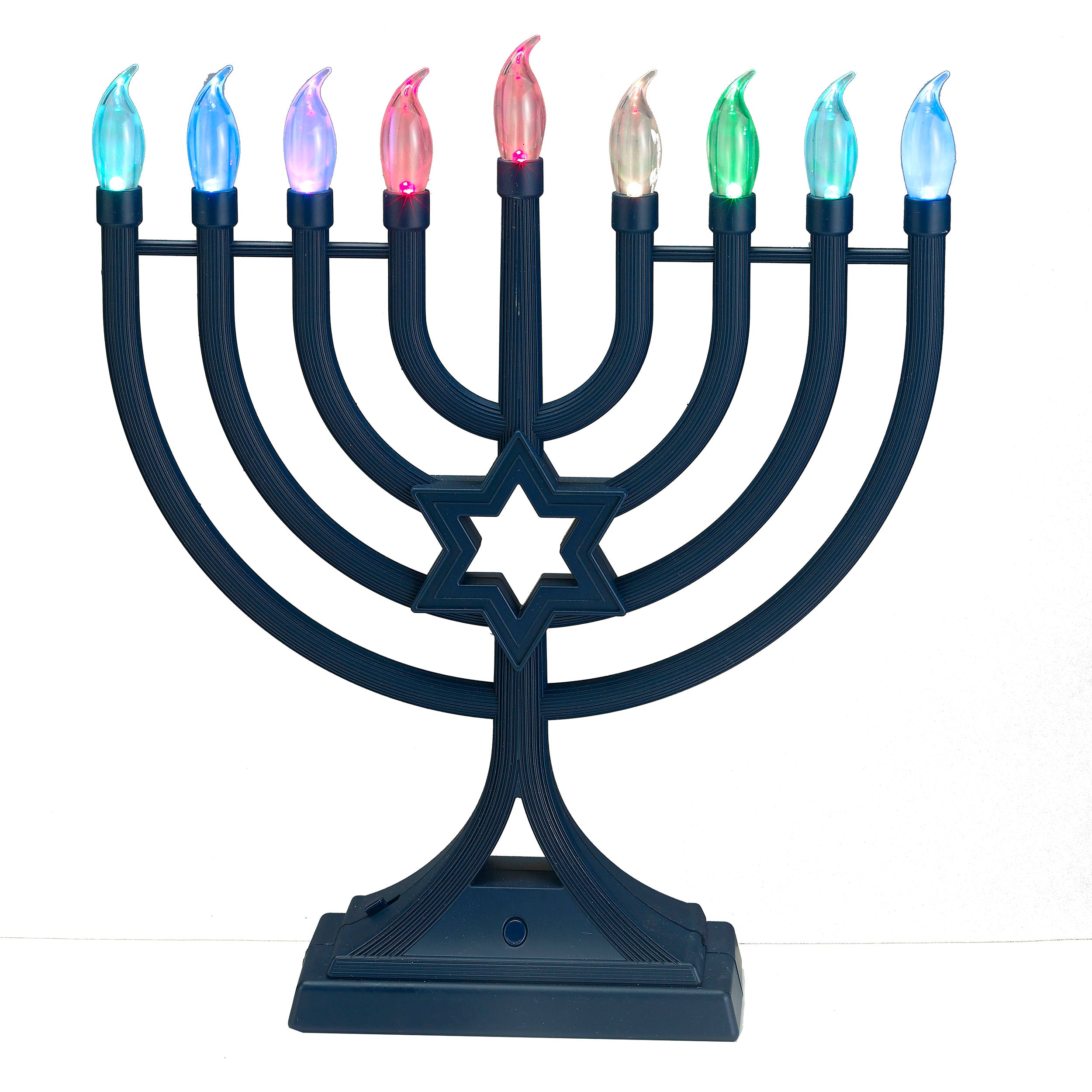 Glow menorah blue #JRN-18-B
