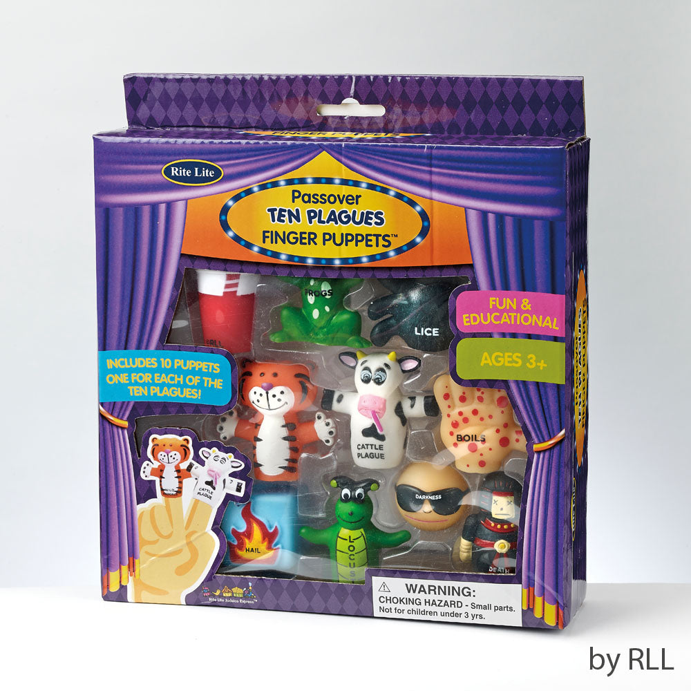 Ten plagues finger puppets