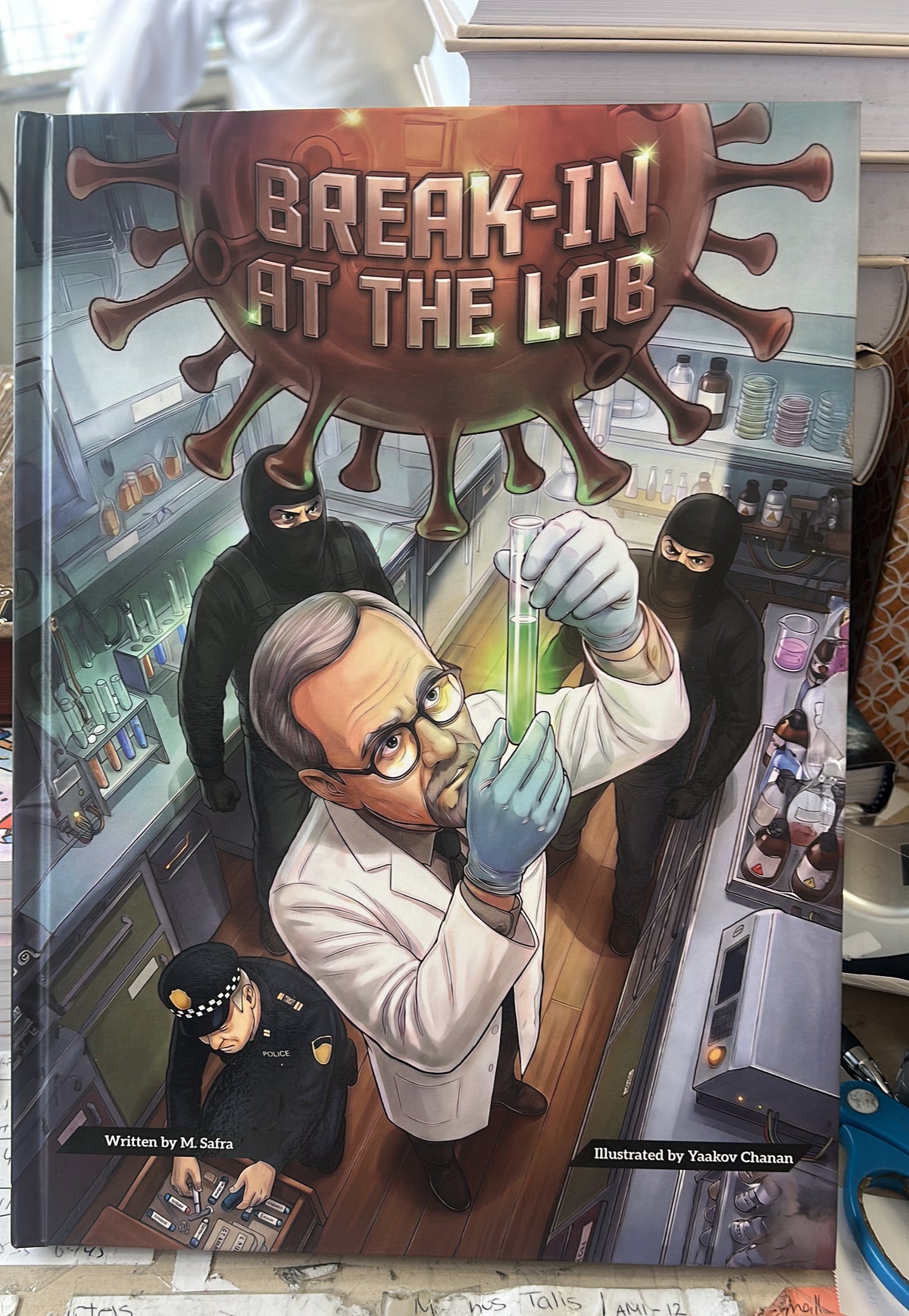 Break in at the lab