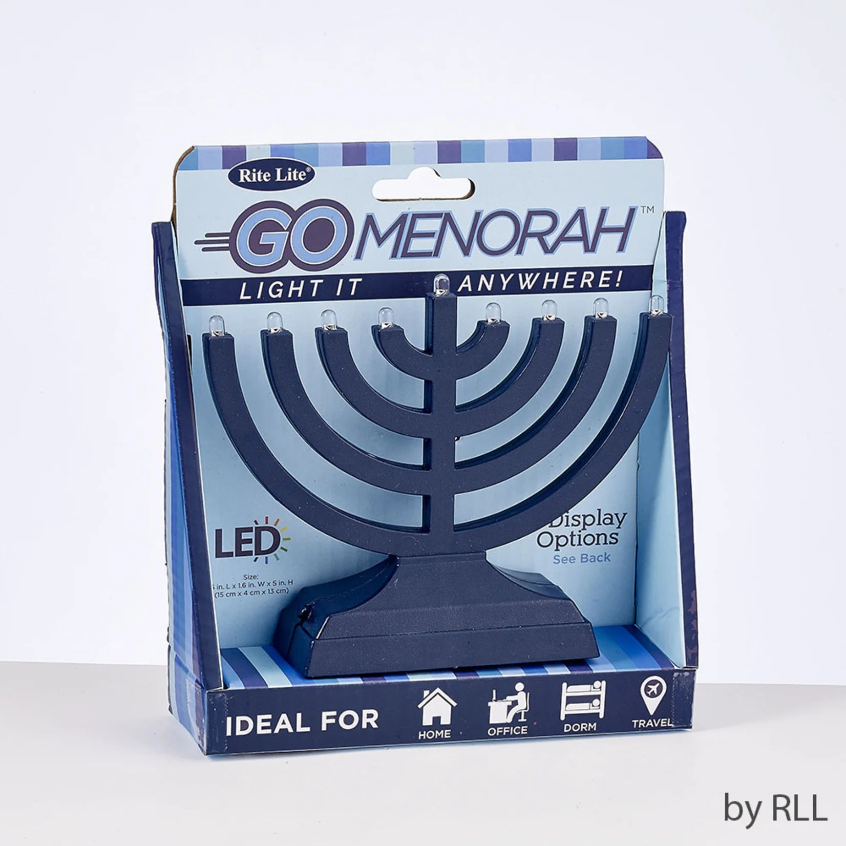 Blue go menorah