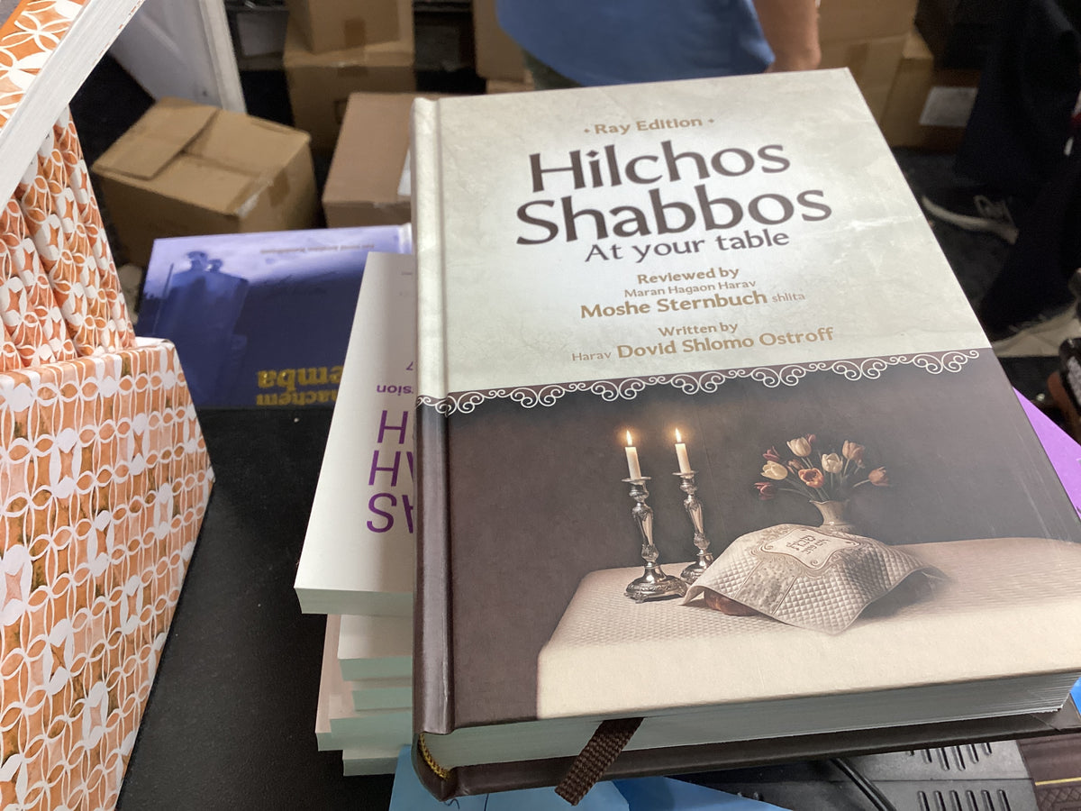 Hilchos shabbos at your table
