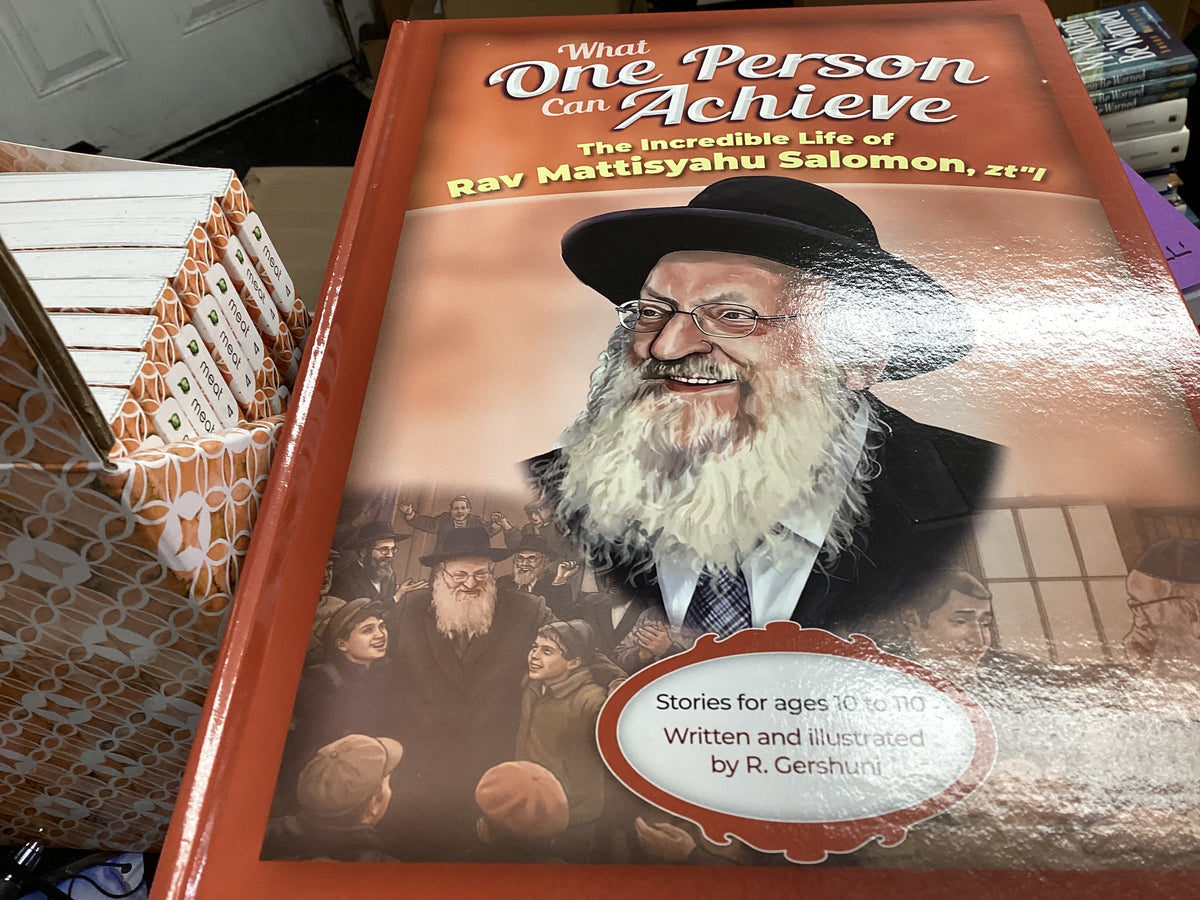 What one person can achieve  Rav Salomon